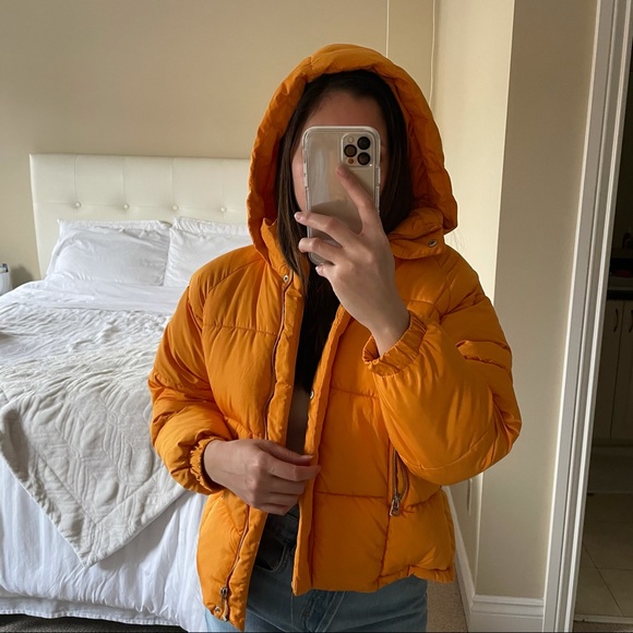 Zara Kids Yellow Puffer - Picture 4 of 5